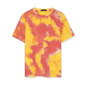 Men's T-Shirts Short Sleeve Tie Dye Tee Hip Hop Printed T-Shirts