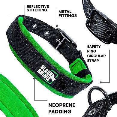 Comfort Collar Ultra Soft Neoprene Padded Dog Collar For All Breeds - Heavy Duty Adjustable