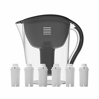 Drinkpod Ultra Premium Alkaline Water Pitcher 3.5L Capacity Includes 6 Alkaline Filters