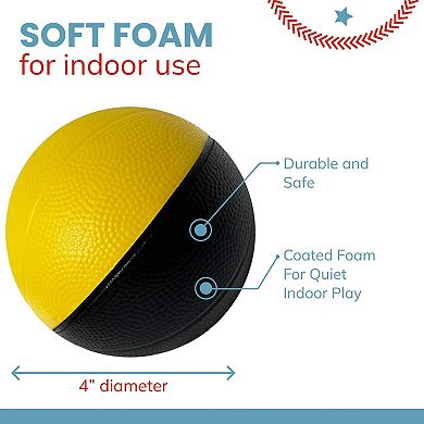 Safe & Quiet Mini Foam Basketball for Mini Hoop Games