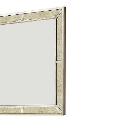 Loraine Modern Victorian Style Mirror , Silver