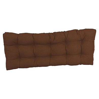 Blazing Needles 46-inch by 19-inch Tufted Solid Twill Bench Cushion