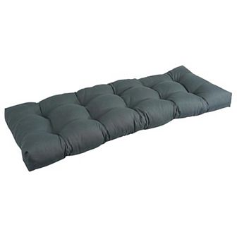 Blazing Needles 46-inch by 19-inch Tufted Solid Twill Bench Cushion