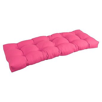 Blazing Needles 46-inch by 19-inch Tufted Solid Twill Bench Cushion