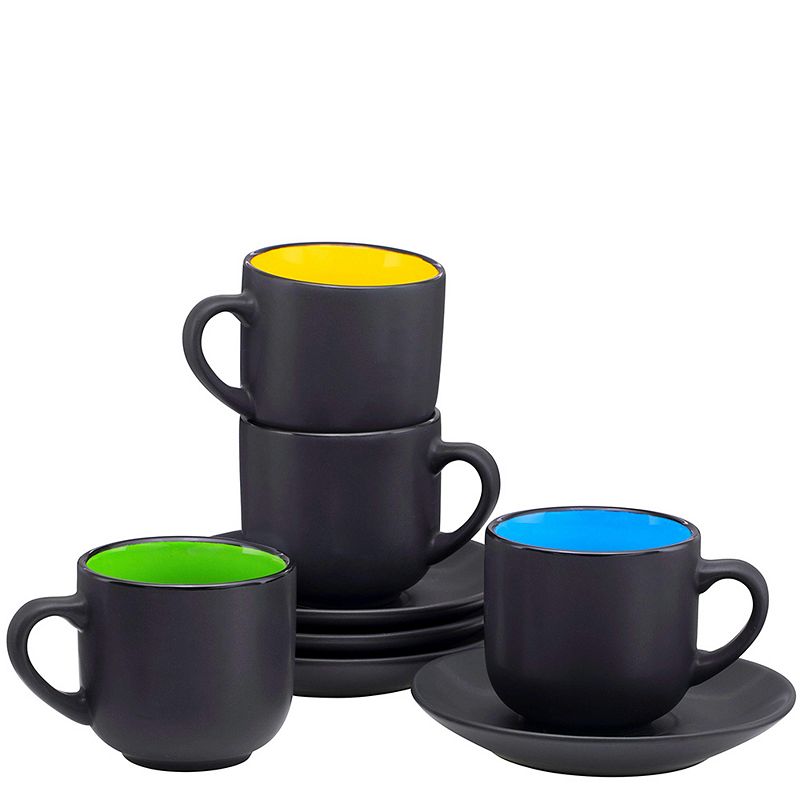 6 Pcs Wheat Straw Mugs with Handle, Unbreakable Coffee Cups, 3 Colors, 11  oz