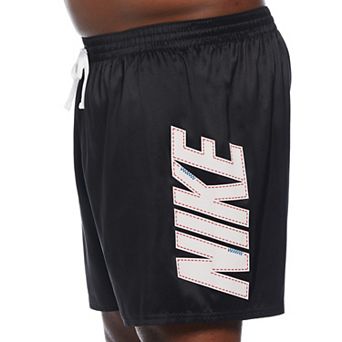 Big & Tall Nike 9 in Big Block Swim Trunks