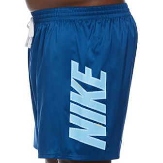 Big & Tall Nike 9 in Big Block Swim Trunks
