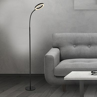 Atos Led Floor Lamp Dimmable Reading Light - Adjustable Led Light 4000K With Foot Switch