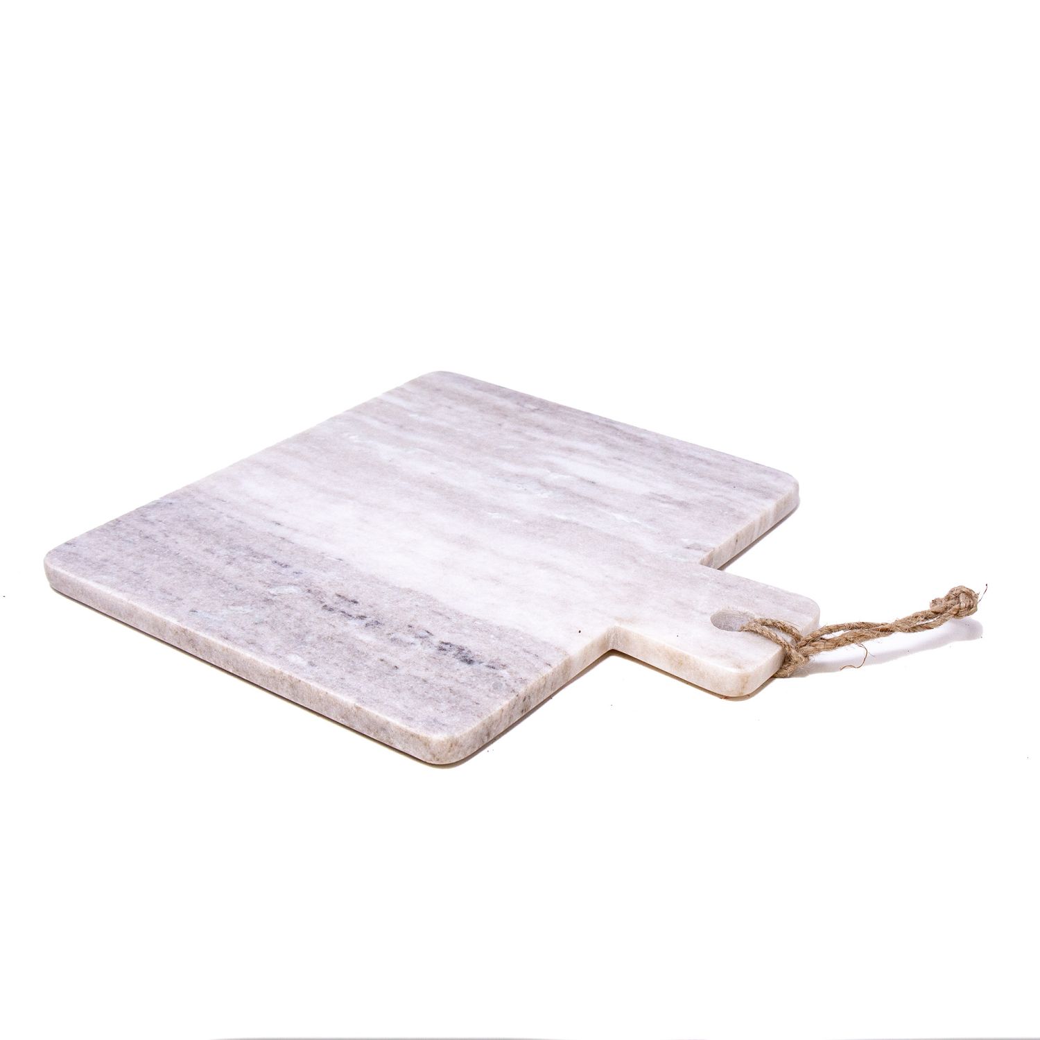 GAURI KOHLI Moonlight Marble Serving Board with Knives