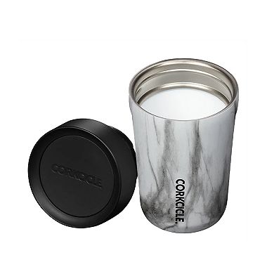 Corkcicle Commuter Cup 9 Oz Insulated Spill Proof Travel Coffee Mug, Snowdrift