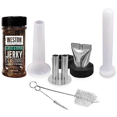 Weston Easy Squeeze Trigger 1.5 lb Original Homemade Jerky Gun w/ 2 Attachments