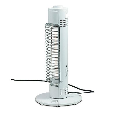 Heatmate Medium Sized Efficient Electric Graphite Tower Indoor Space Heater