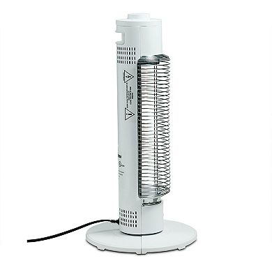 Heatmate Medium Sized Efficient Electric Graphite Tower Indoor Space Heater