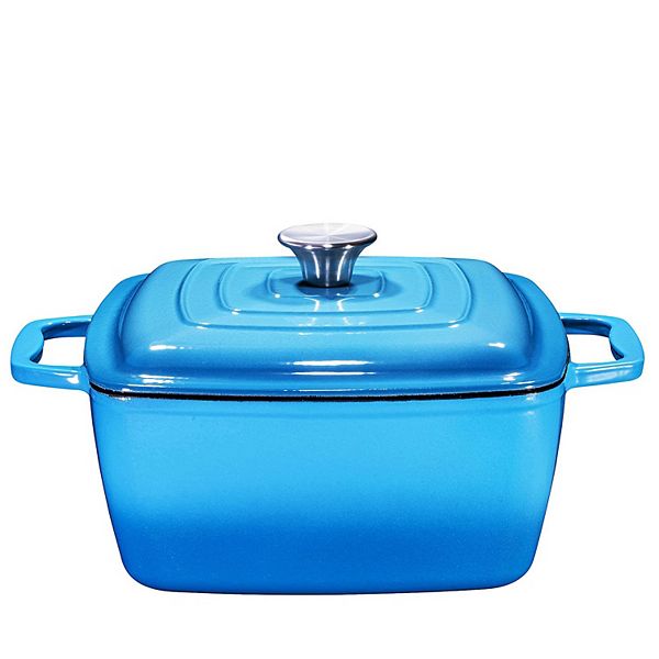Cast Iron Crock Pot/Casserole Dish With Lid Square Casserole Dishes For ...