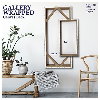 Courtside Market Blue Spring Song II Canvas Wall Art