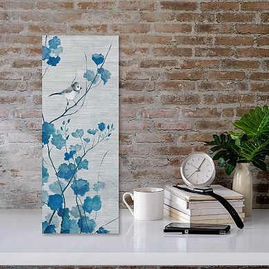 Courtside Market Blue Spring Song II Canvas Wall Art