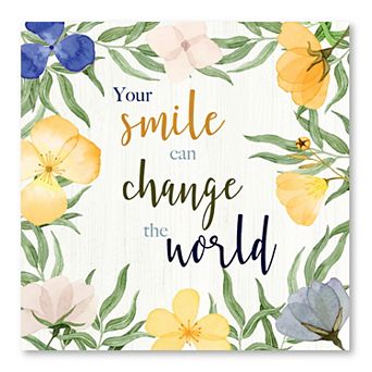 Courtside Market Smile Canvas Wall Art