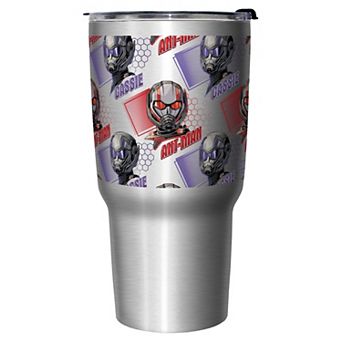 Marvel Ant-Man And The Wasp: Quantumania Cassie And Ant-man Helmets Print 27-oz. Stainless Steel Travel Mug