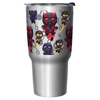 Marvel Ant-Man And The Wasp: Quantumania Chibi Heroes Print 27-oz. Stainless Steel Travel Mug