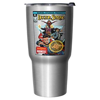 Marvel Doctor Strange and the Multiverse of Madness Comic Book Cover 27-oz. Stainless Steel Travel Mug