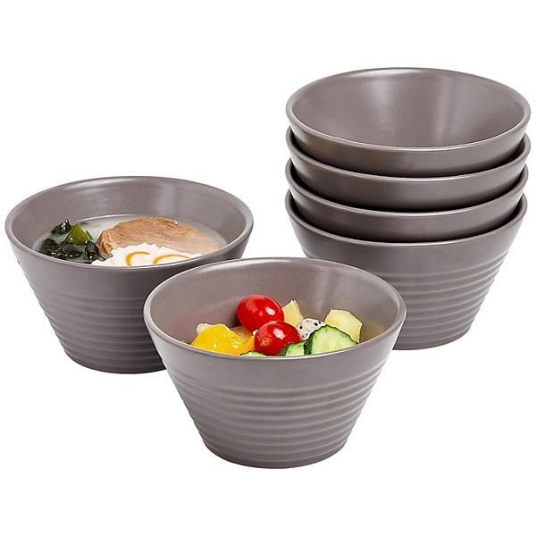 Ceramic Soup Bowls, Cereal Bowl, 13 Ounce Bowls Set, Chip Resistant