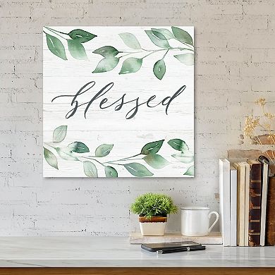 Courtside Market Blessed Canvas Wall Art