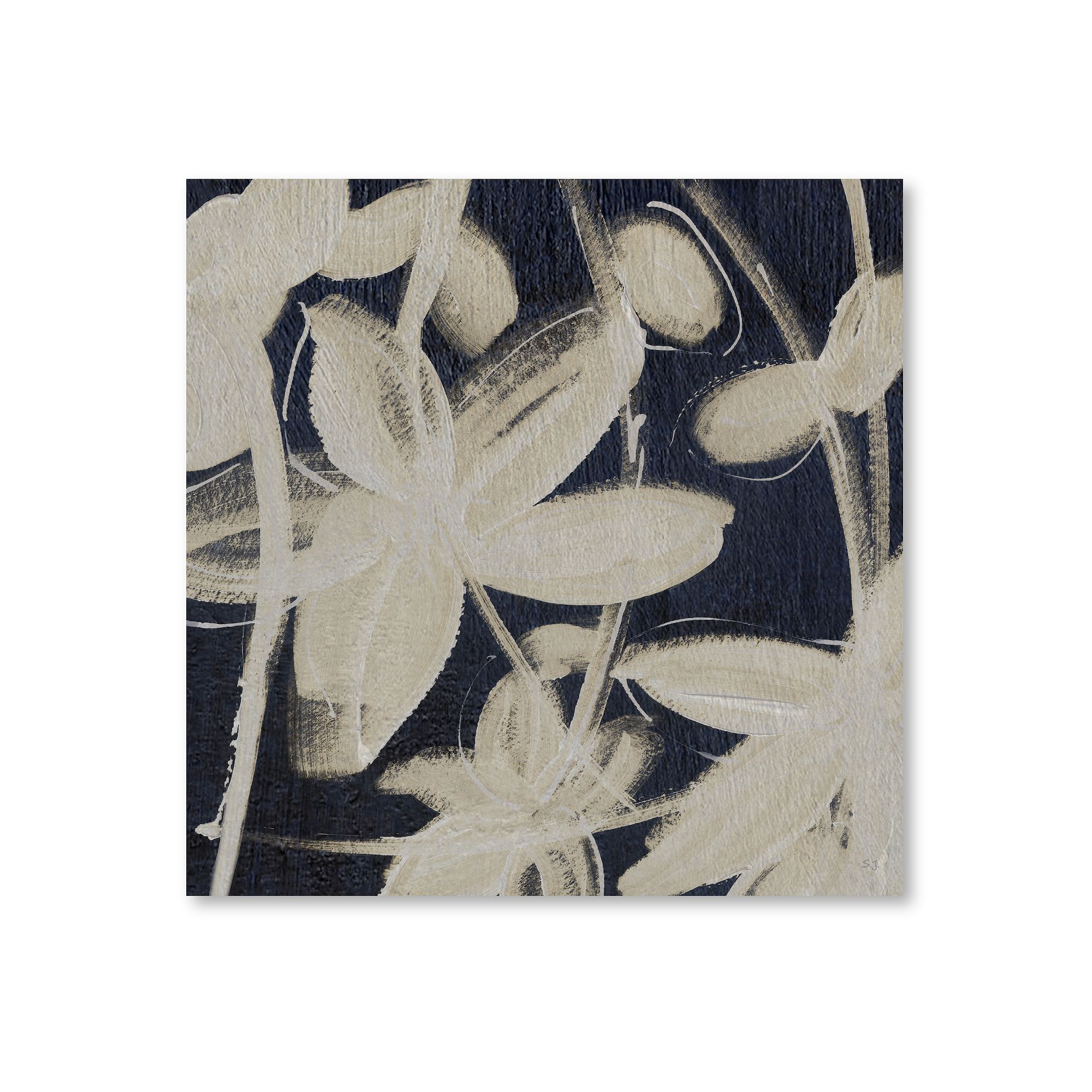 Courtside Market Midnight Summer Garden II Canvas Wall Art, Multi