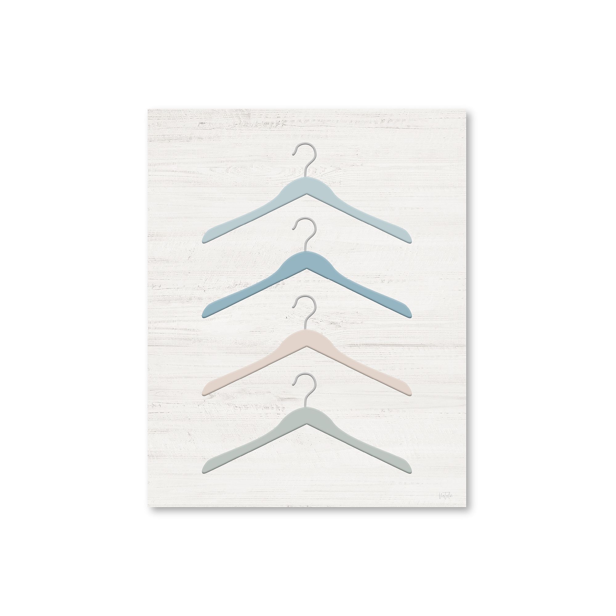 COURTSIDE MARKET Laundry Hangers Canvas Wall Art, Multi