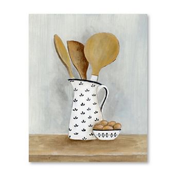 COURTSIDE MARKET Kitchen Pitcher Canvas Wall Art