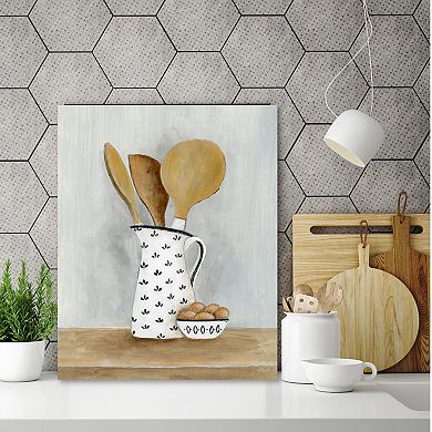 COURTSIDE MARKET Kitchen Pitcher Canvas Wall Art