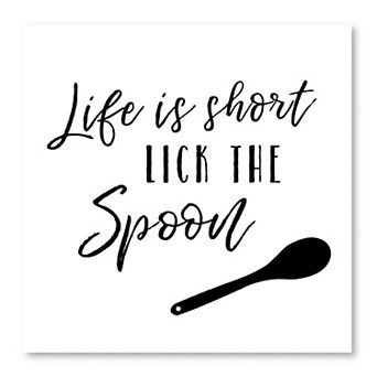 Courtside Market Wishes Don't Do Dishes Canvas Wall Art