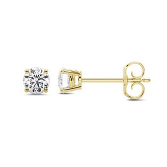 Made For You 10k Gold 1 Carat T.W. Certified Lab Grown Diamond Stud Earrings