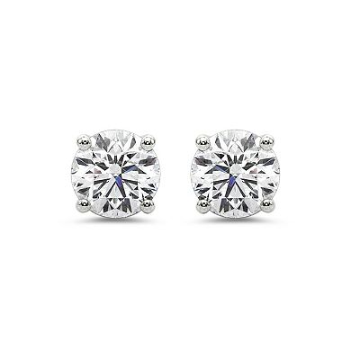 Made For You 10k Gold 1 1/2 Carat T.W. Certified Lab Grown Diamond Stud Earrings