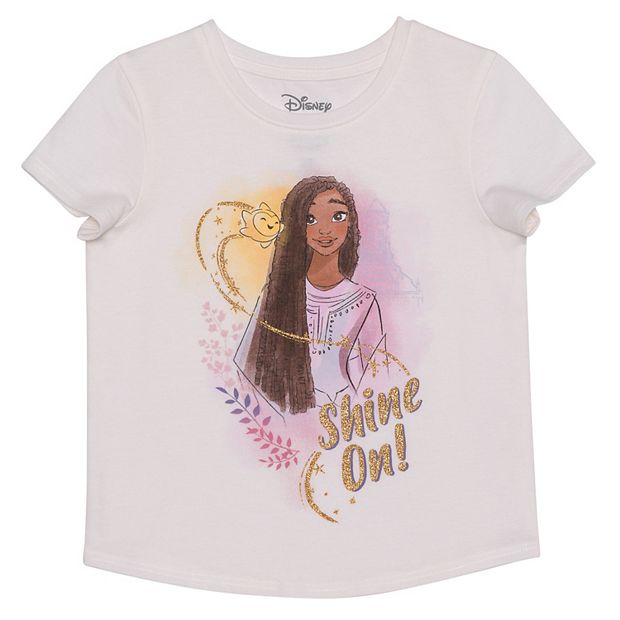 Disney Wish Asha Star Toddler Girls T-Shirt and Leggings Outfit