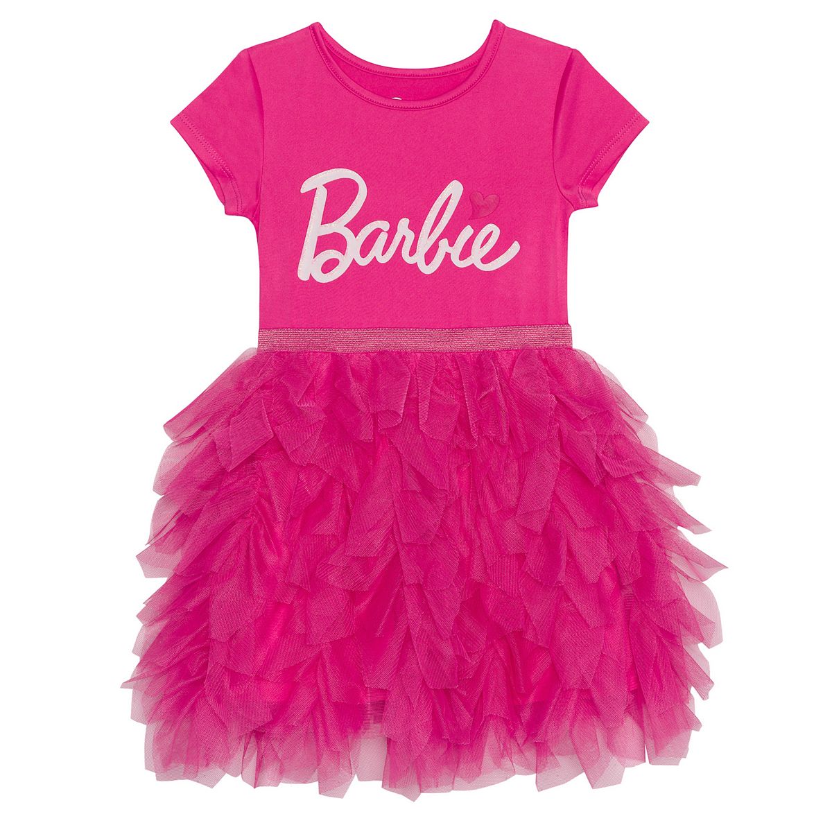 Licensed Character Baby Toddler Barbie Tutu Dress Toddler Girl s Size 18 Months Raspberry Escape