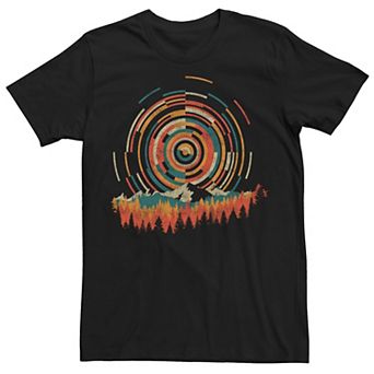 Men's The Geometry Of Sunrise Graphic Tee
