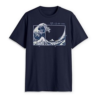 Men's The Great Fibonacci Wave Graphic Tee