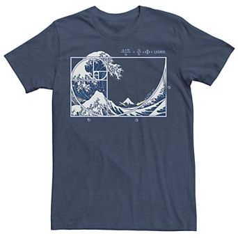 Men's The Great Fibonacci Wave Graphic Tee
