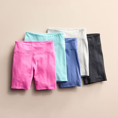 Girls 6 20 SO Essential Bike Shorts in Regular Plus Size