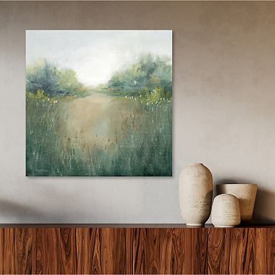 Courtside Market Sunrise Morning Canvas Wall Art