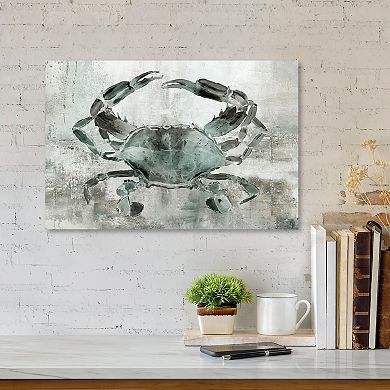 COURTSIDE MARKET Neutral Crab I Canvas Wall Art