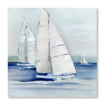 COURTSIDE MARKET Close Sail I Canvas Wall Art