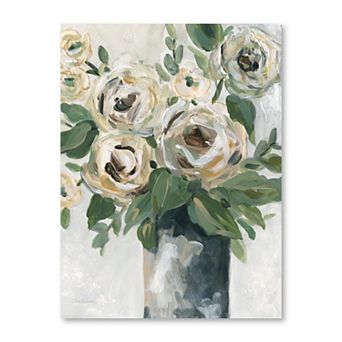 COURTSIDE MARKET Floral Depth Canvas Wall Art