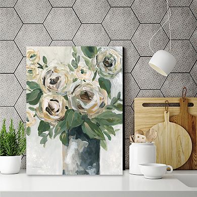 COURTSIDE MARKET Floral Depth Canvas Wall Art