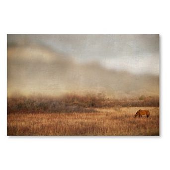 COURTSIDE MARKET Grazing At Sunset Canvas Wall Art