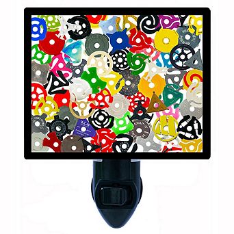 Adapters. Vinyl Record Theme Decorative Photo Night Light.