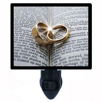 Two Become One. Wedding Decorative Photo Night Light.