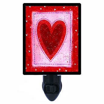 Artsy Heartsy. Valentine's Day Decorative Photo Night Light.