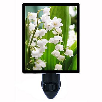 Lily Of The Valley. Decorative Photo Night Light.