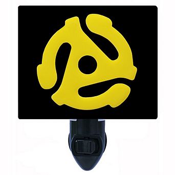 Yellow Spider. Vintage Music Decorative Photo Night Light.